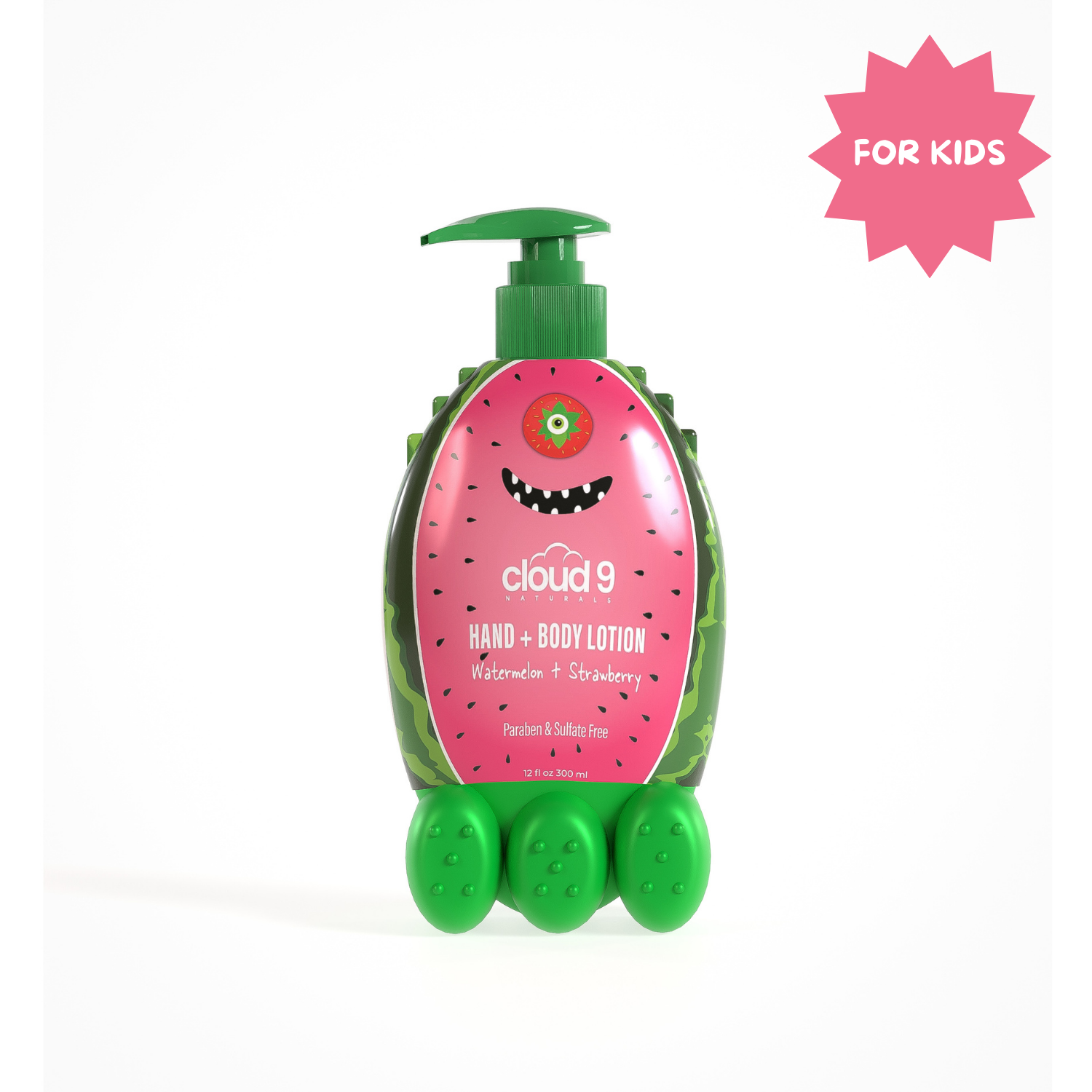 Kids Watermelon and Strawberry Hand Body Lotion – Cloud Naturals