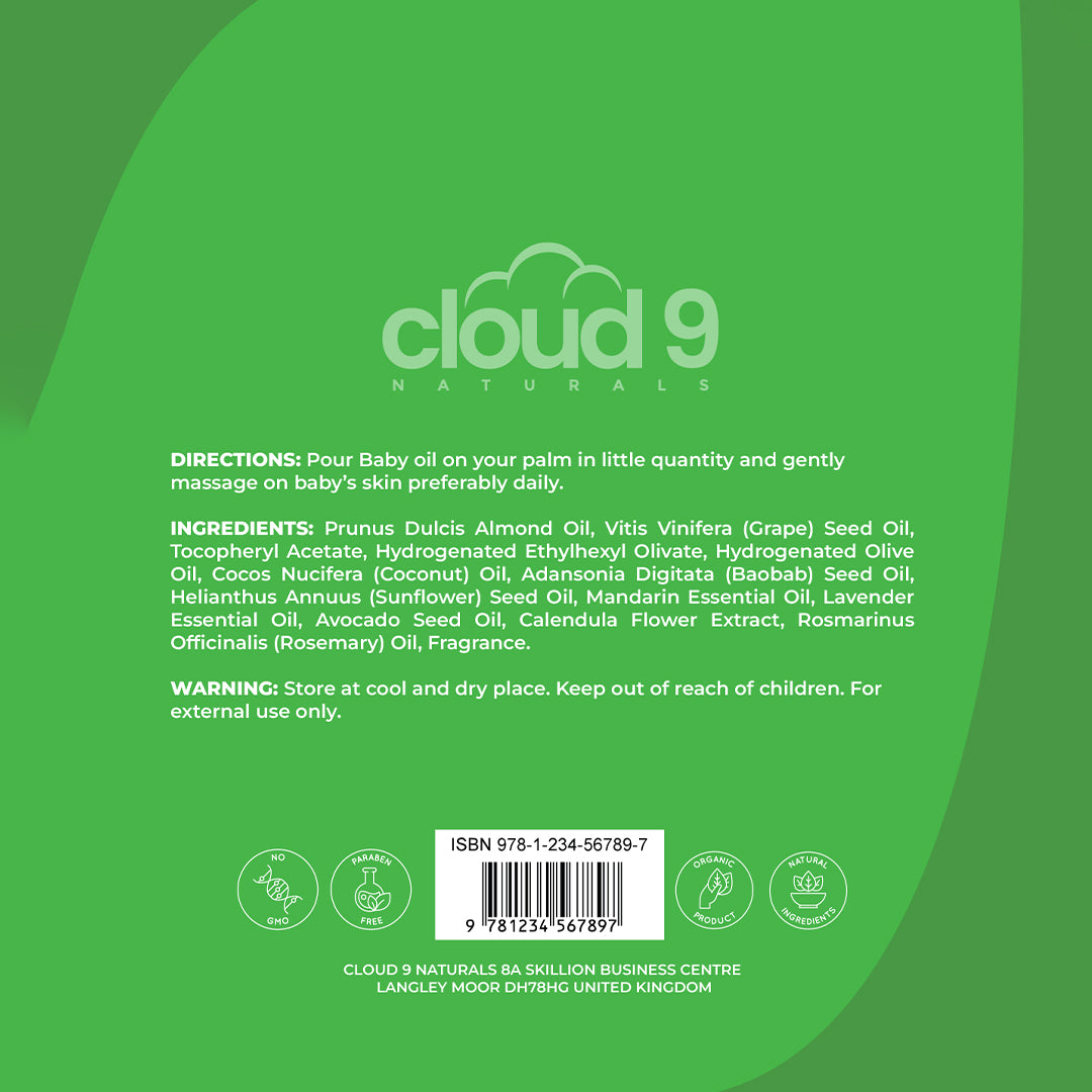 Nourishing Baby Massage Oil