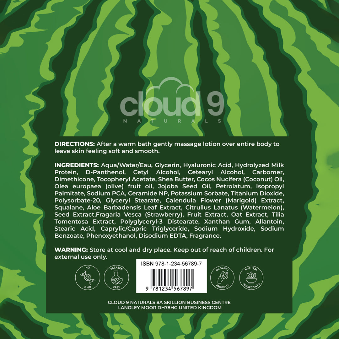 Kids Watermelon and Strawberry Hand & Body Lotion