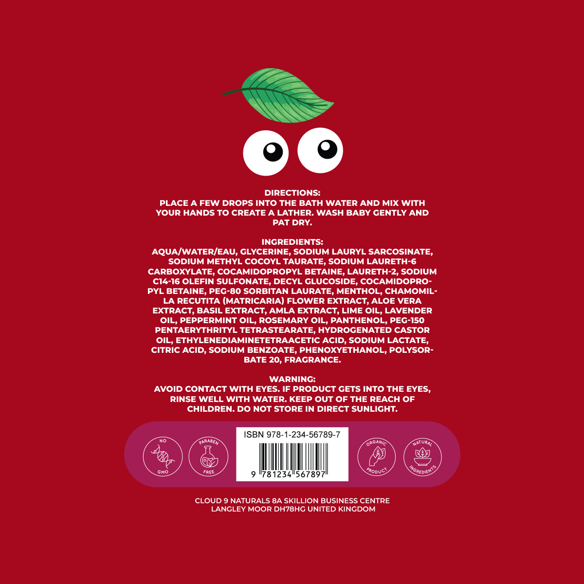 Kids Super Berry and Oat Milk Bubble Bath & Body Wash