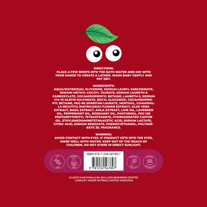 Kids Super Berry and Oat Milk Bubble Bath & Body Wash