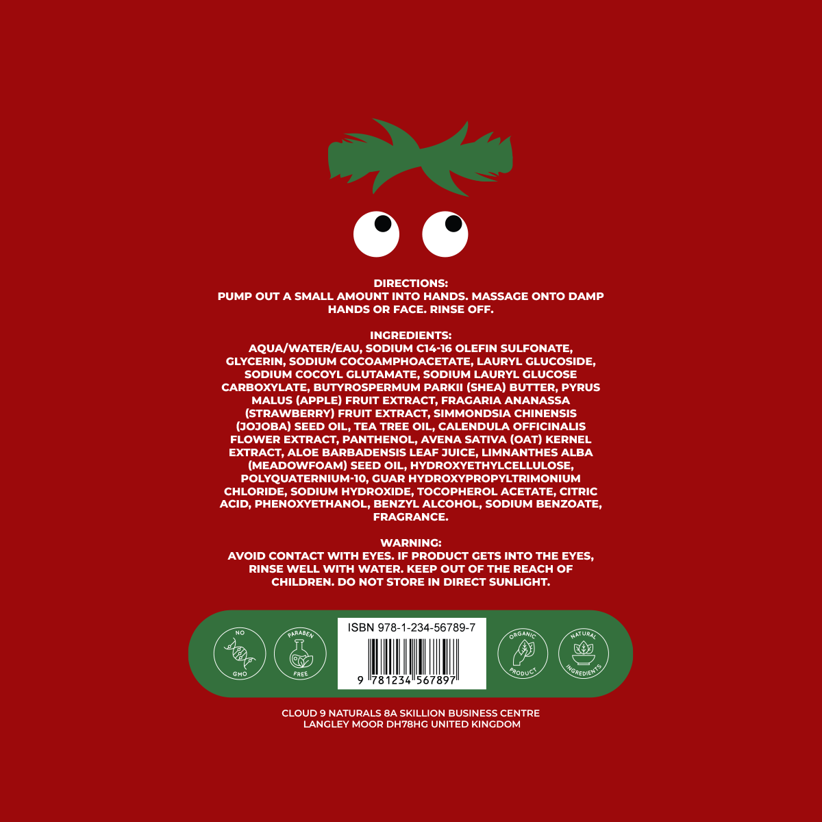 Kids Strawberry Hand & Face Wash