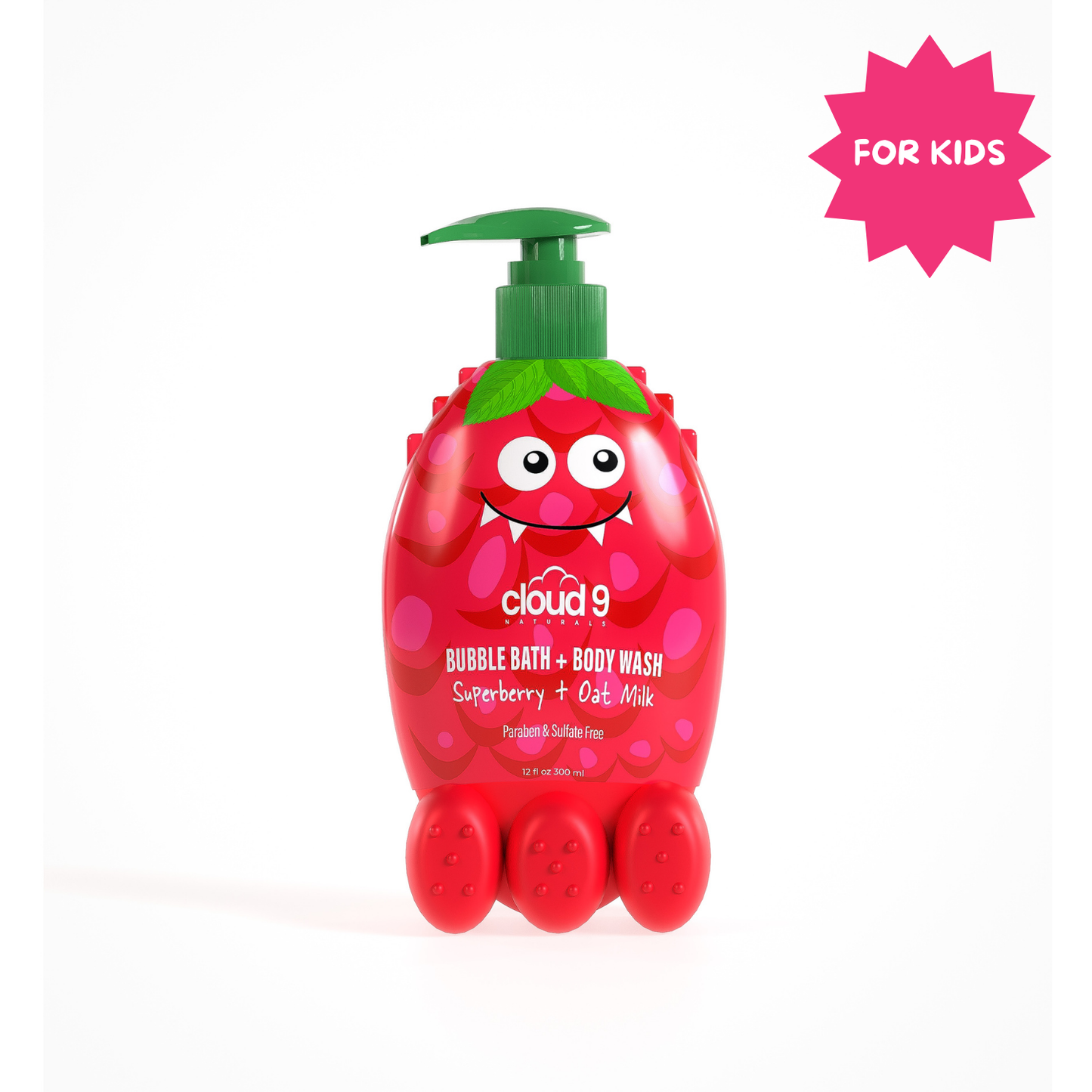 Kids Super Berry and Oat Milk Bubble Bath & Body Wash